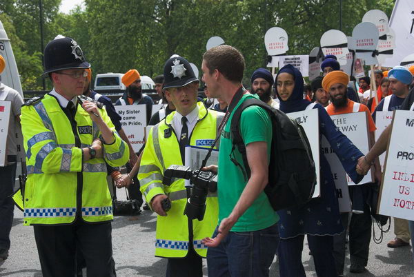 Sikh Remembrance March &copy; 2006, Peter Marshall