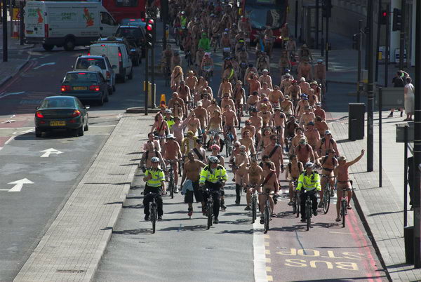 World Naked Bike Ride London &copy; 2006, Peter Marshall